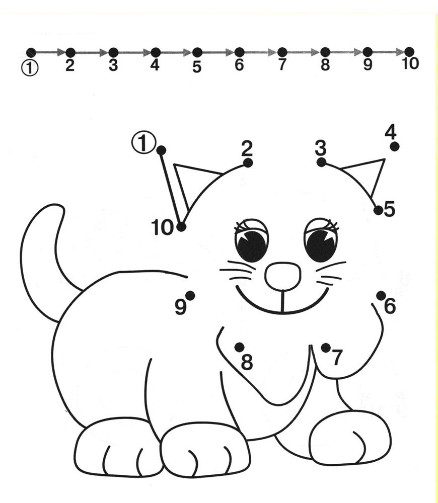 14 Images of Free Dot To Dot Worksheets For Preschoolers