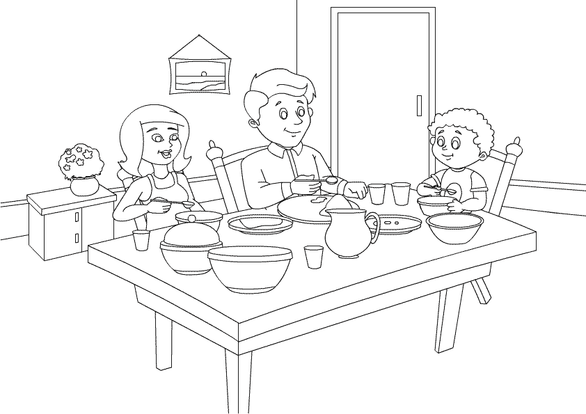 Family Coloring Worksheets