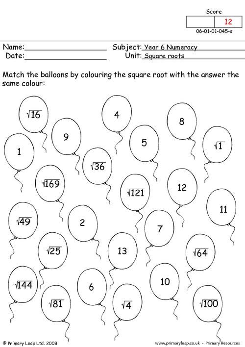 9 Best Images of Squares And Square Roots Worksheets - Perfect Square