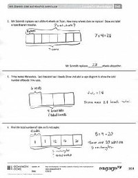Tape Diagram Common Core Math 3rd Grade