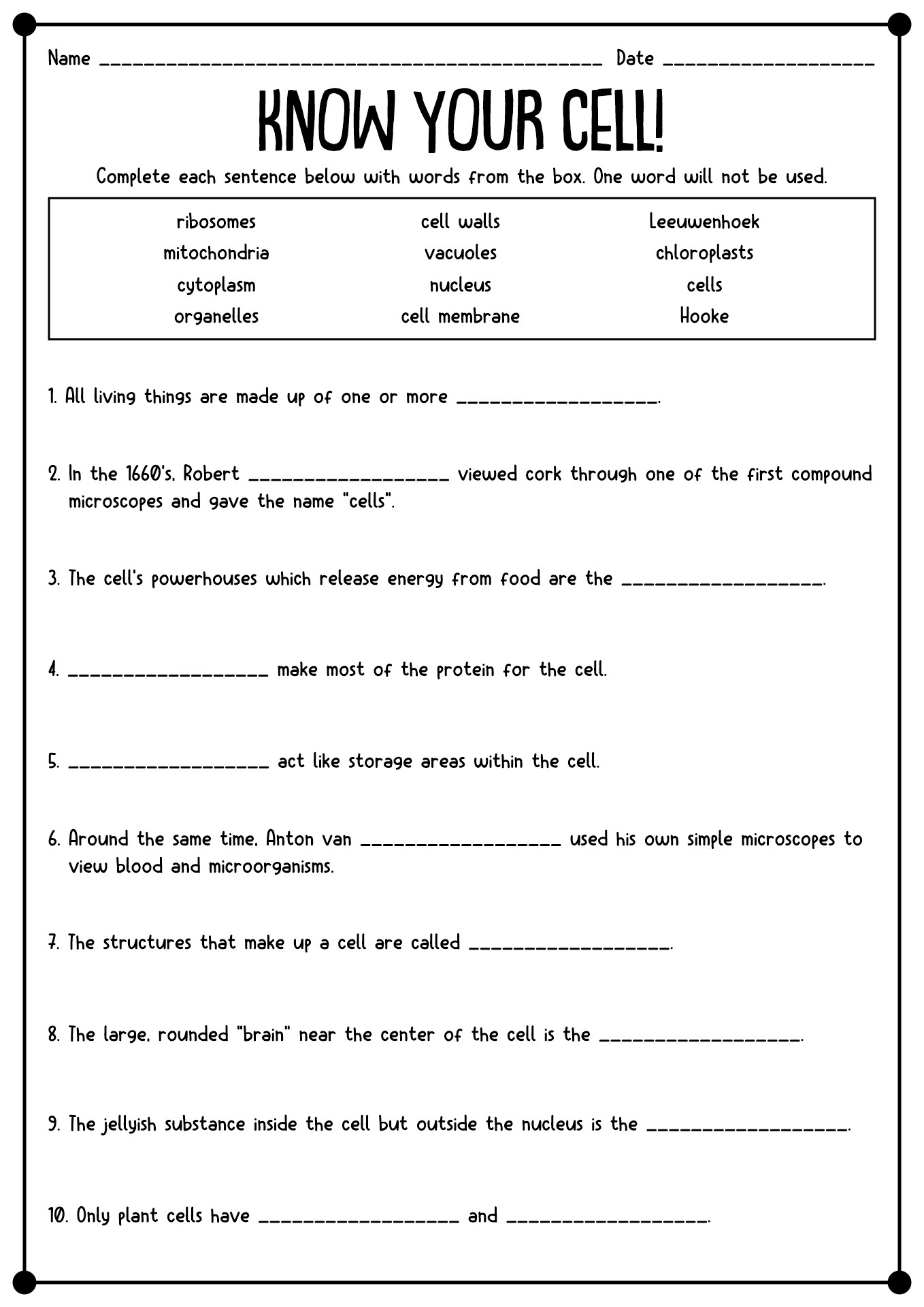 Introduction To Life Science Worksheet Promotiontablecovers introduction-to-life-science-worksheet-promotiontablecovers