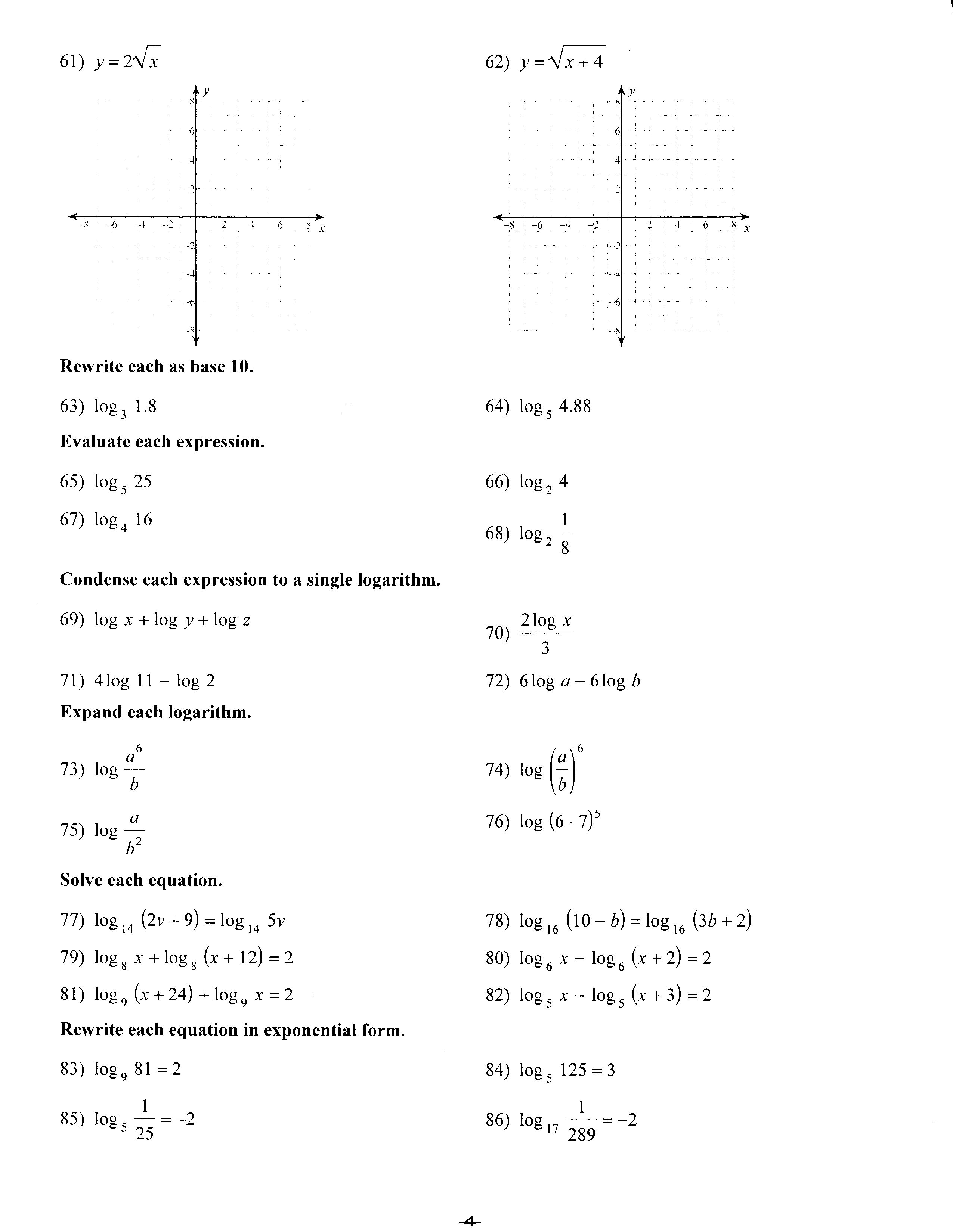 Math Coloring Worksheets 9th Grade