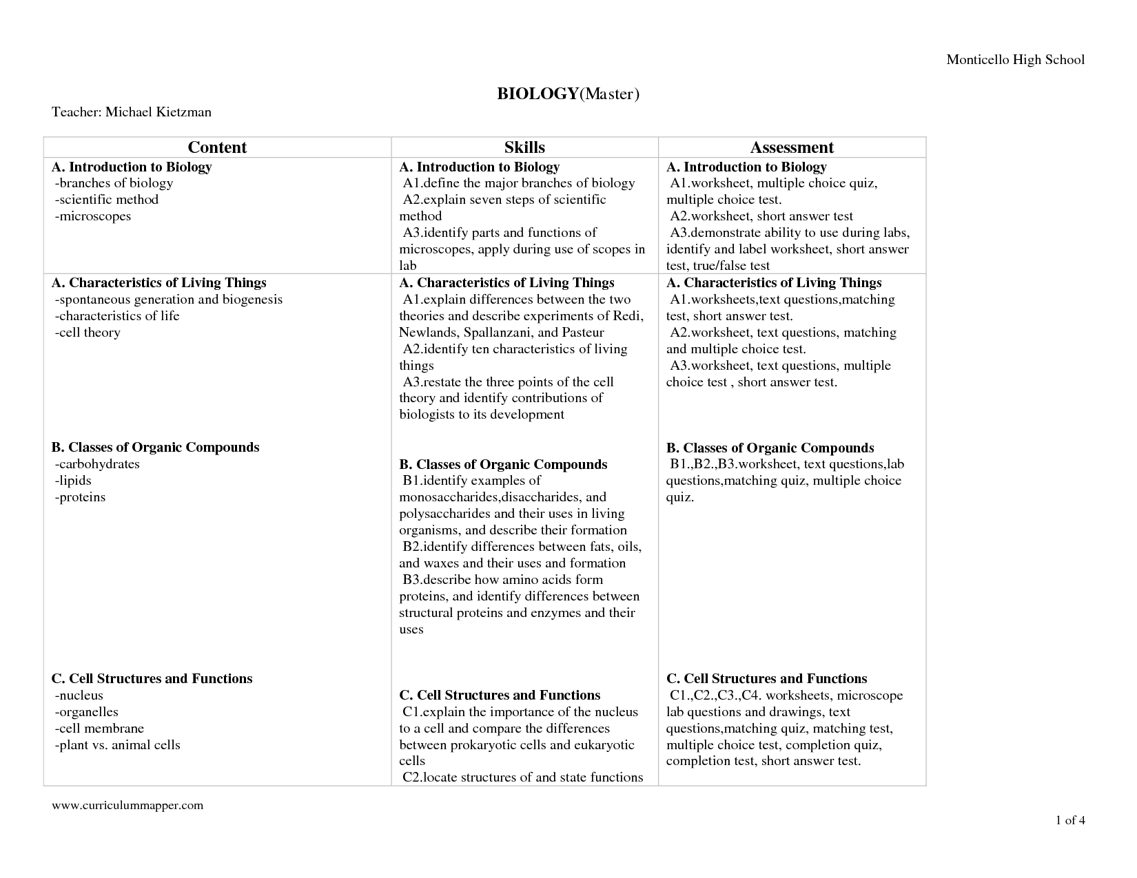 14 Best Images of Comparing DNA And RNA Worksheet - Section 12 4