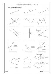 Shape Perpendicular Lines Worksheet