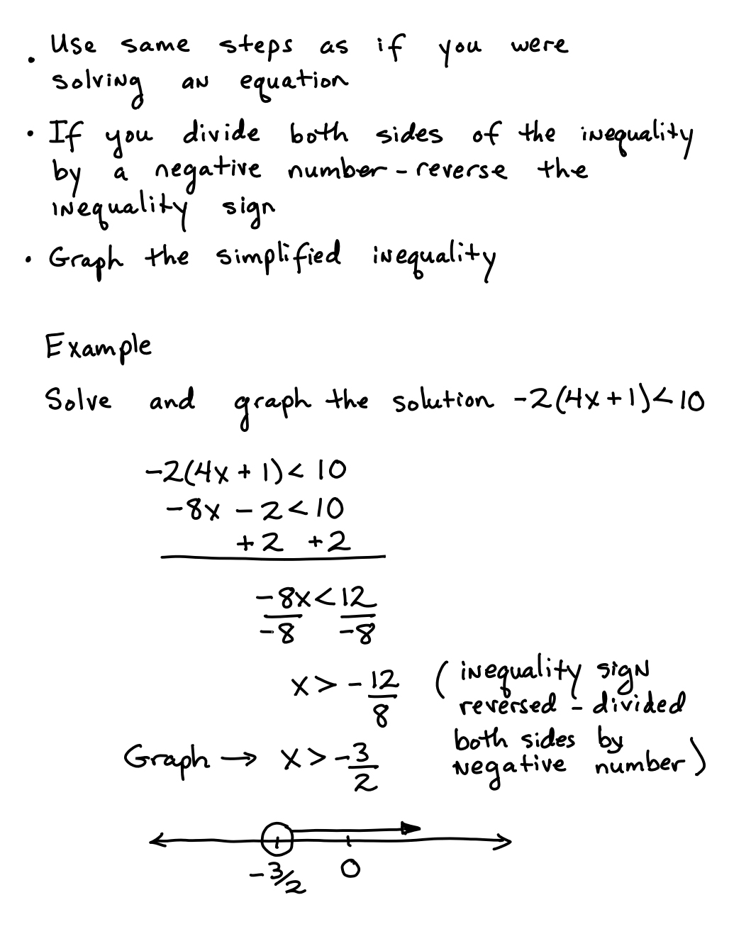 Solving Linear Equations and Inequalities