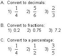 High School Math Worksheets Fractions