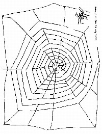Printable Halloween Spider Web Mazes