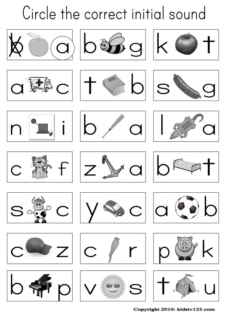 Alphabet Worksheets & Phonics