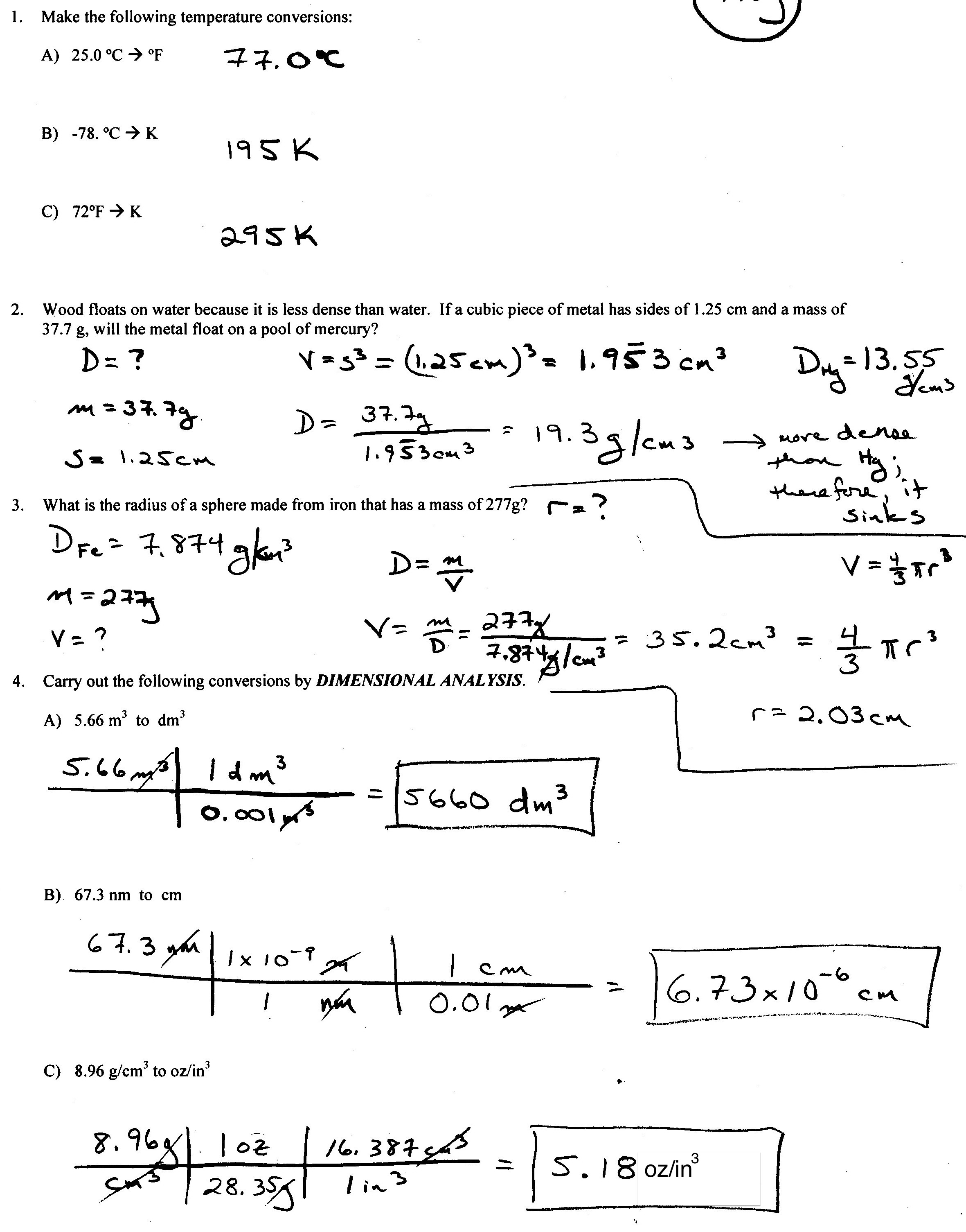 Scientific Notation Worksheet Answers