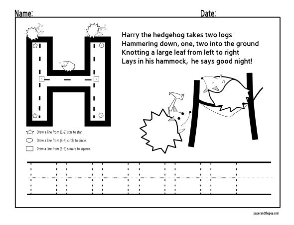 11 Best Images of H Tracing Worksheet  Letter G Printable Worksheets