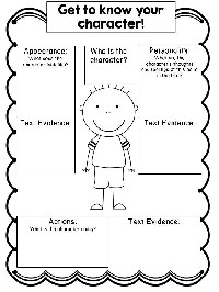 Character Study Graphic Organizers