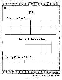 Skip Counting by 2 to 100 Worksheet
