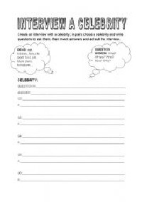Student Interview Questions Worksheet