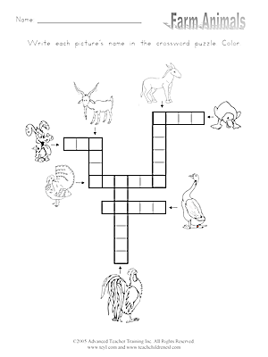 Animal Farm Crossword Puzzle Worksheet