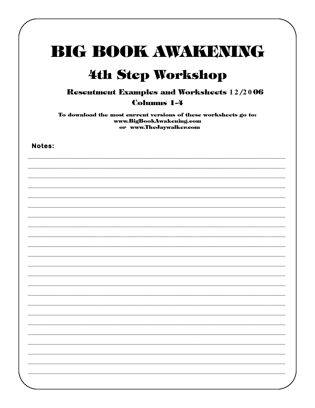 16 Best Images of 12 Step Worksheets Printable  Narcotics Anonymous 12 Step Worksheets 