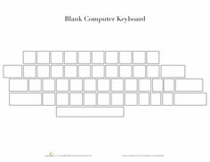 Computer Keyboard Worksheet