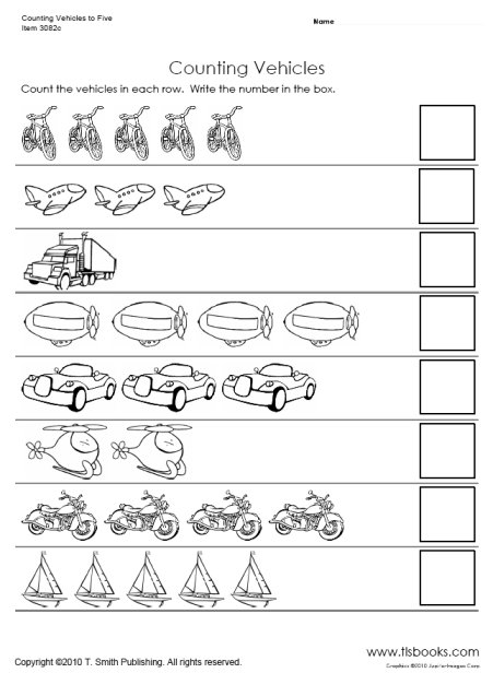 Counting by 5 Worksheets Printable