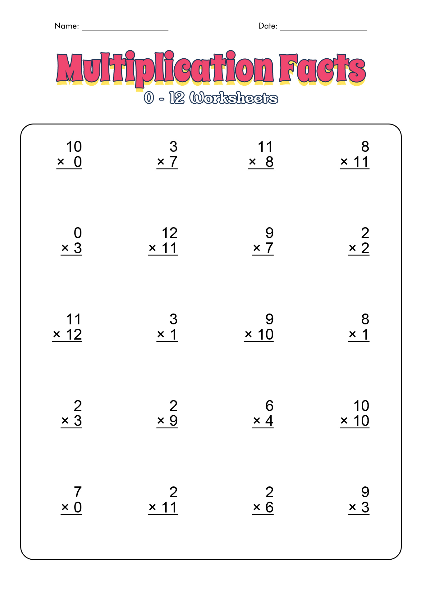 multiplication-fact-sheet-printable