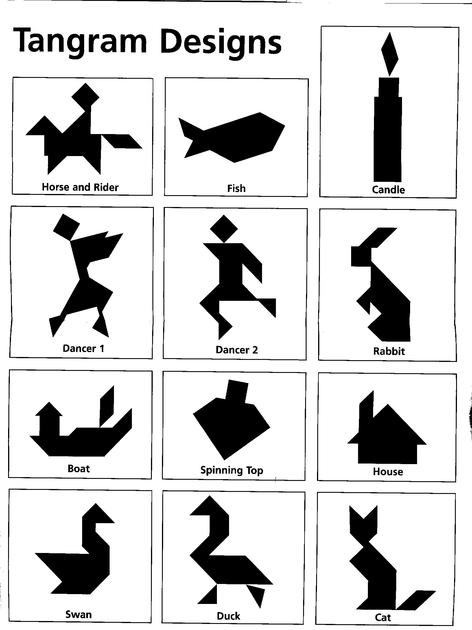 9 Best Images of Free Printable Tangram Worksheets - Tangram Puzzle