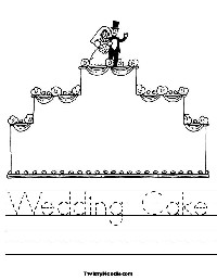 Wedding Cake Outline