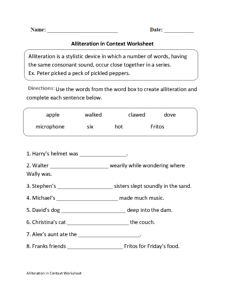 19 Best Images of Idioms Worksheets For 5th Grade - Parts of Speech