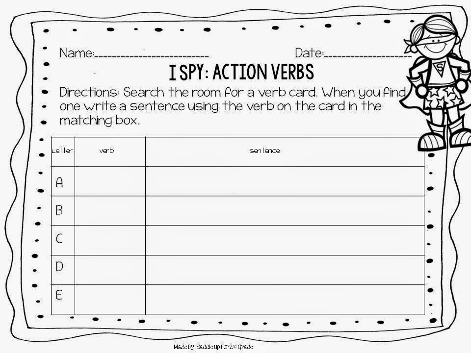 Future Tense Verbs Worksheets 1st Grade