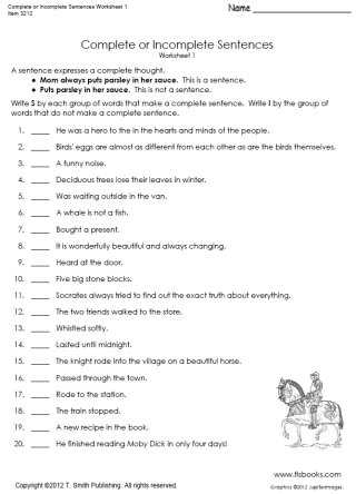 16 Best Images of 1 Grade Sentence Writing Worksheets - 2nd Grade