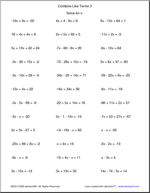 13 Best Images of 6th Grade Algebraic Expressions Worksheets - 6th