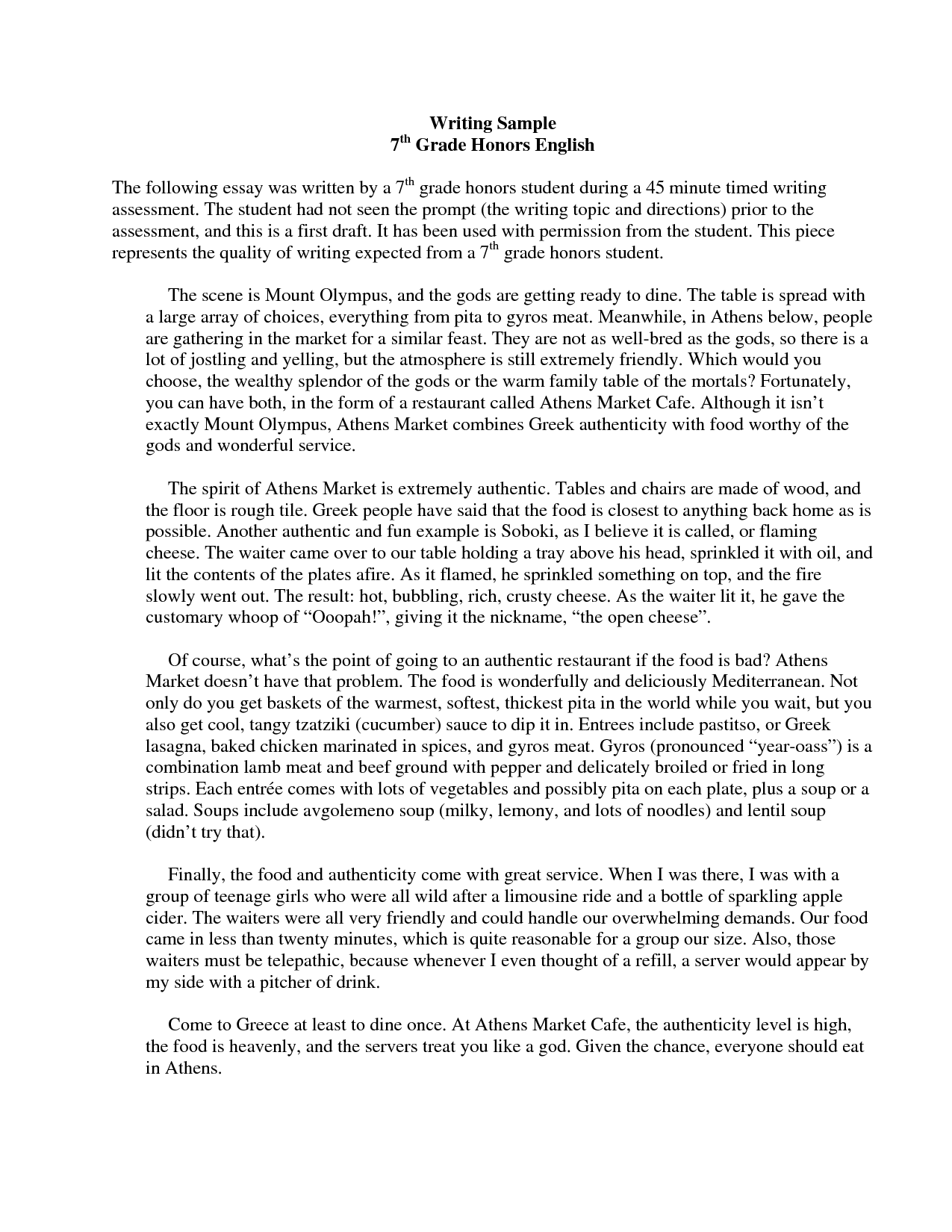 Essay grade 7 Essay grade 7 picture