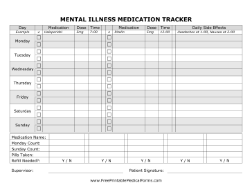 15 Best Images of Medication Compliance Worksheet Printables - Personal