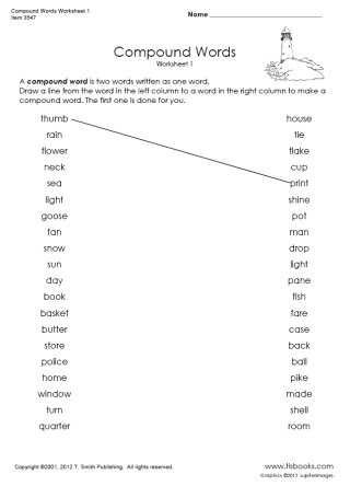 10 Best Images of Compound Words Worksheets Answers - Probability