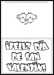 Printable Spanish Valentine Cards