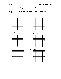 Graphing Inequality Worksheets