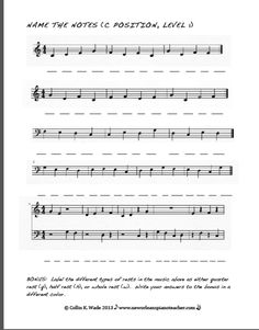 Amazing reading treble clef notes worksheet answers - Literacy Worksheets