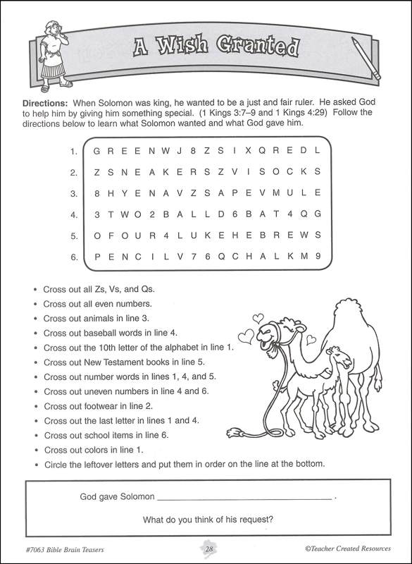 14 Best Images Of Printable Brain Teaser Worksheet Answers Printable