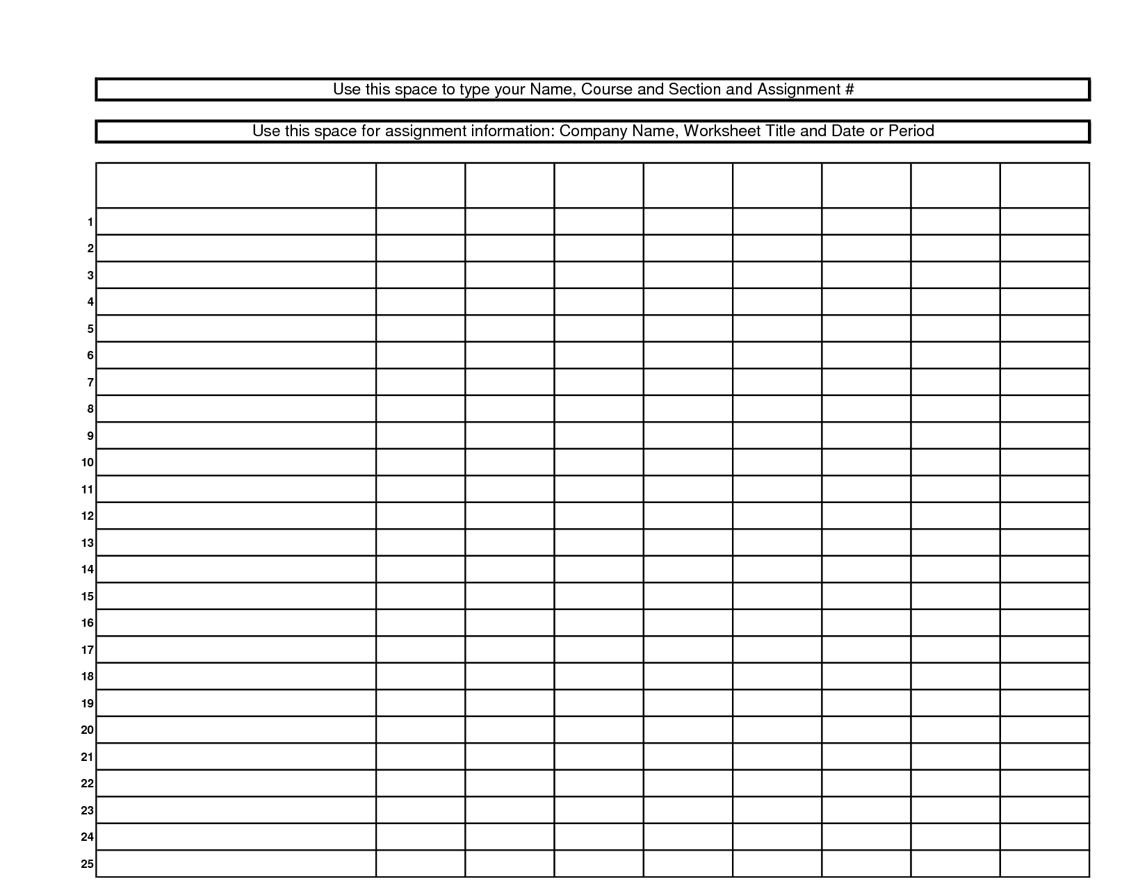 printable-6-column-chart