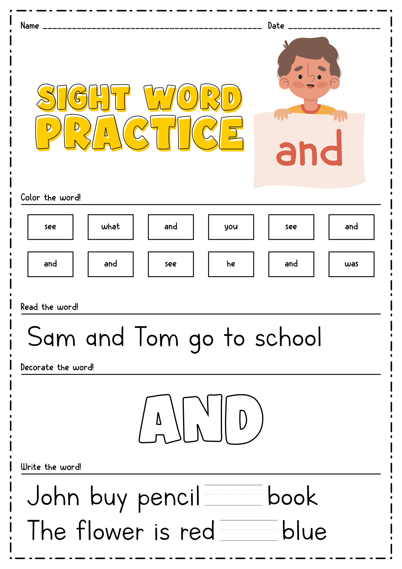 19 Best Images Of Fry s First 100 Words Worksheets 100 Fry Sight Word Worksheet Fry First 100