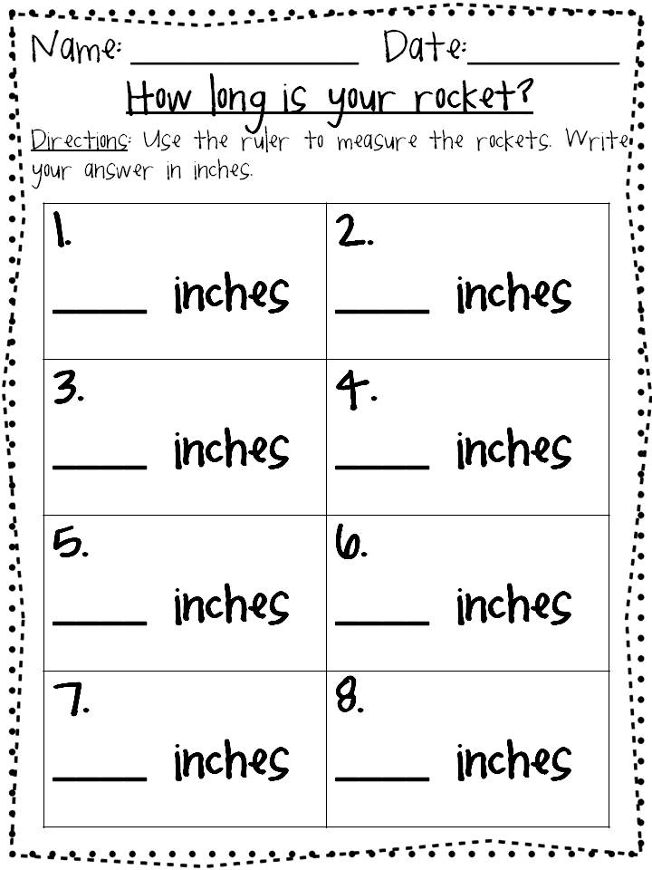 16 Best Images of 1st Grade Measurement Worksheets - Non-Standard