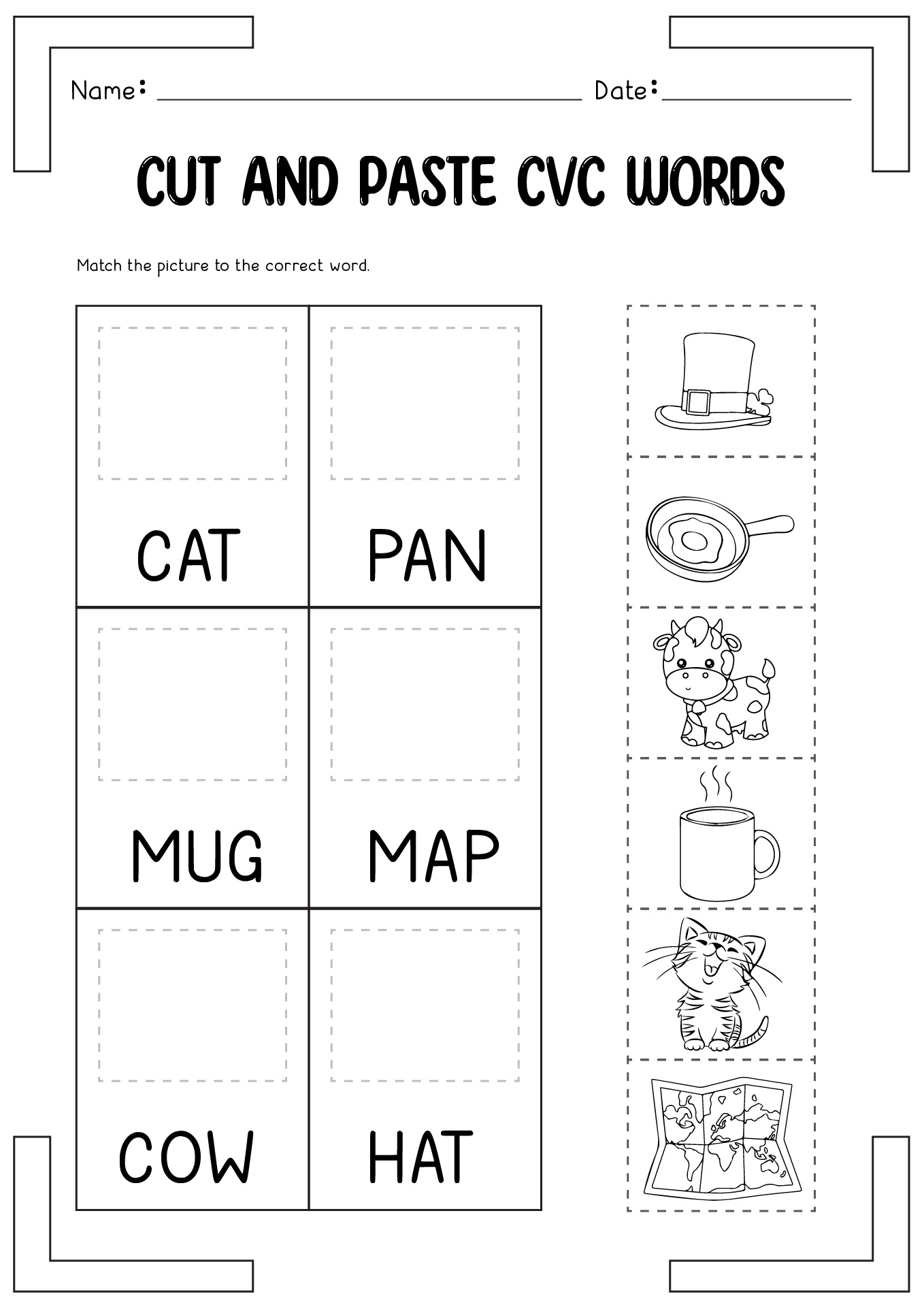 18 Best Images Of Kindergarten Cut And Paste Worksheets Phonics Cut 18 Best Images Of Kindergarten Cut And Paste Worksheets Phonics Cut
