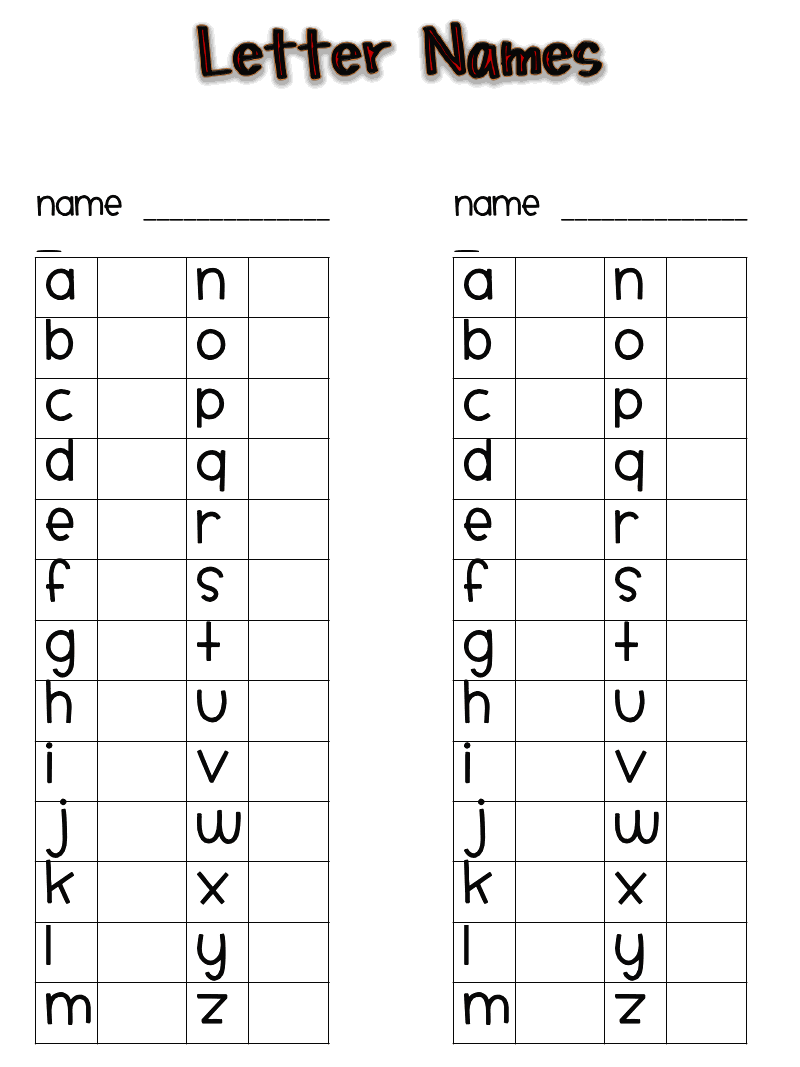 16 Best Images of Letter-Sound Identification Worksheets - Kindergarten