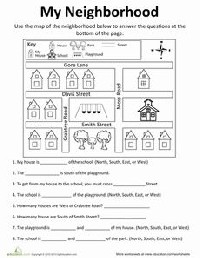 2nd Grade Map Skills Worksheets