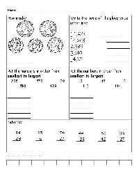 2nd Grade Math Review Worksheet