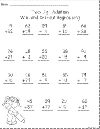 Double-Digit Addition with Regrouping
