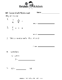 Free Math Worksheets 4th Grade