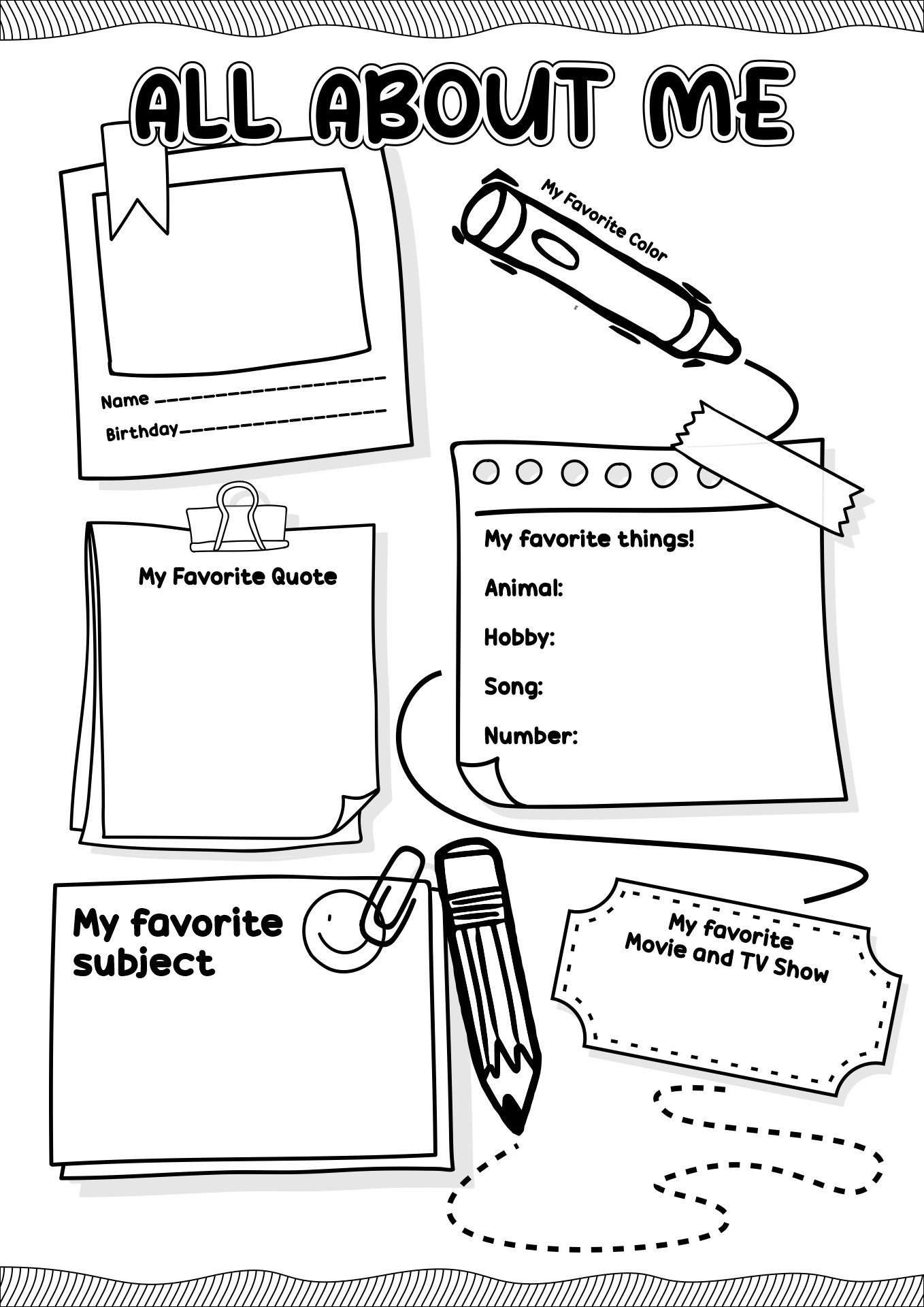 13 Best Images Of Get To Know Me Worksheet Get To Know You Worksheet 