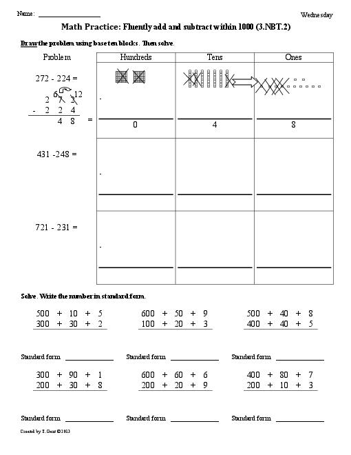 17 Best Images of First Grade Common Core Math Worksheets  Common Core 3rd Grade Math 