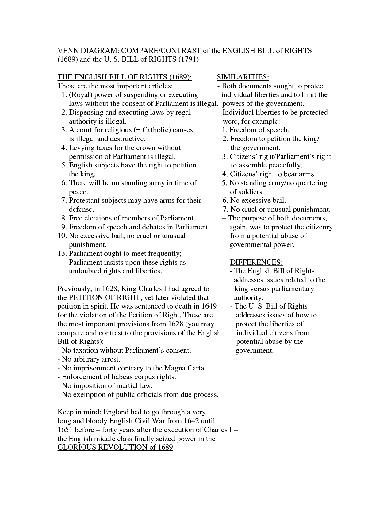 13 Best Images Of Printable Bill Of Rights Worksheets For