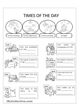  Printable Day and Night Worksheets
