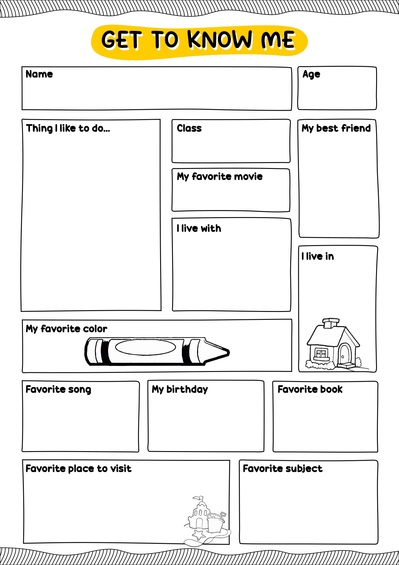13 Best Images of Get To Know Me Worksheet Get to Know You Worksheet