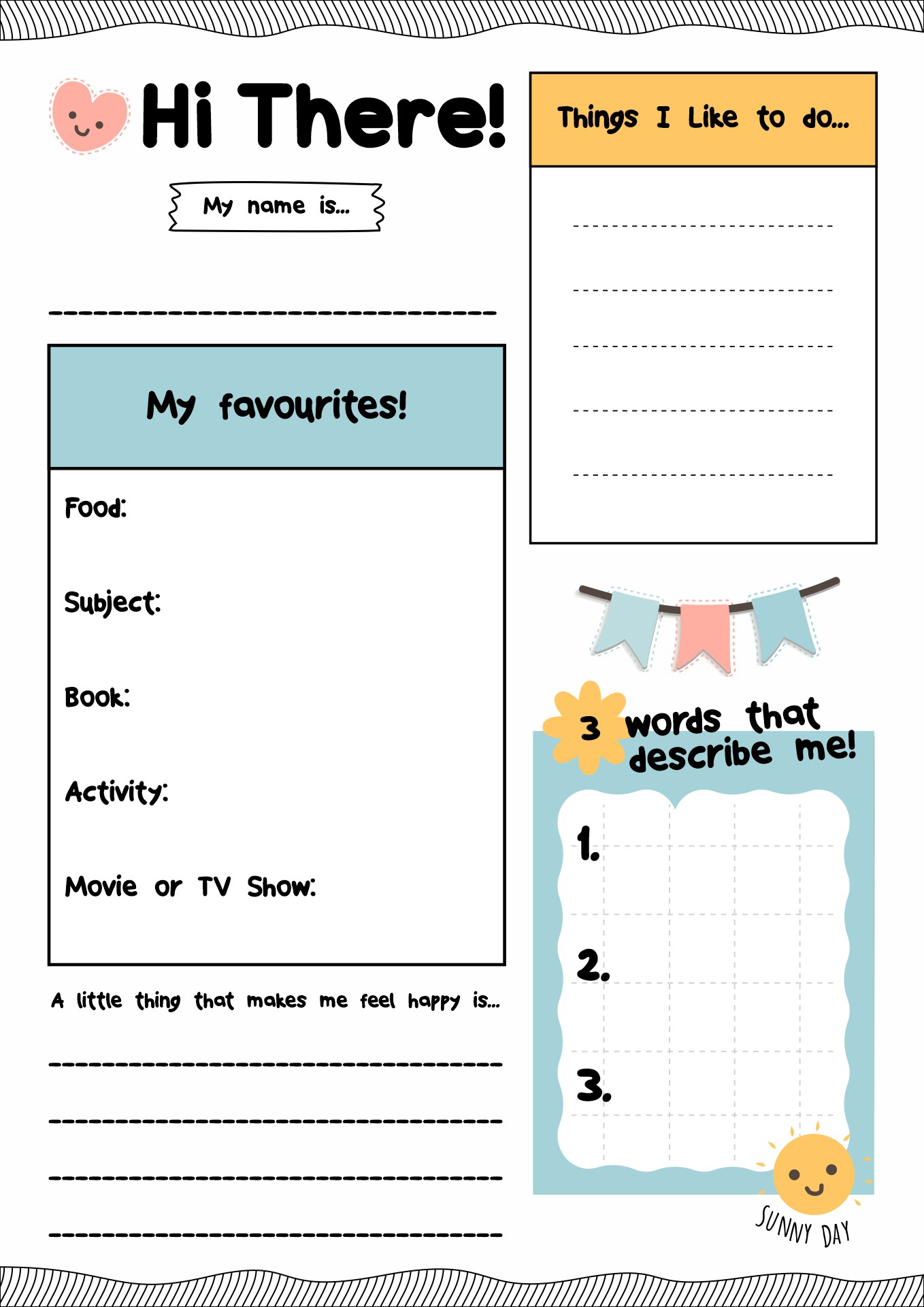 26 Get To Know You Worksheet For Elementary Students Free Worksheet 